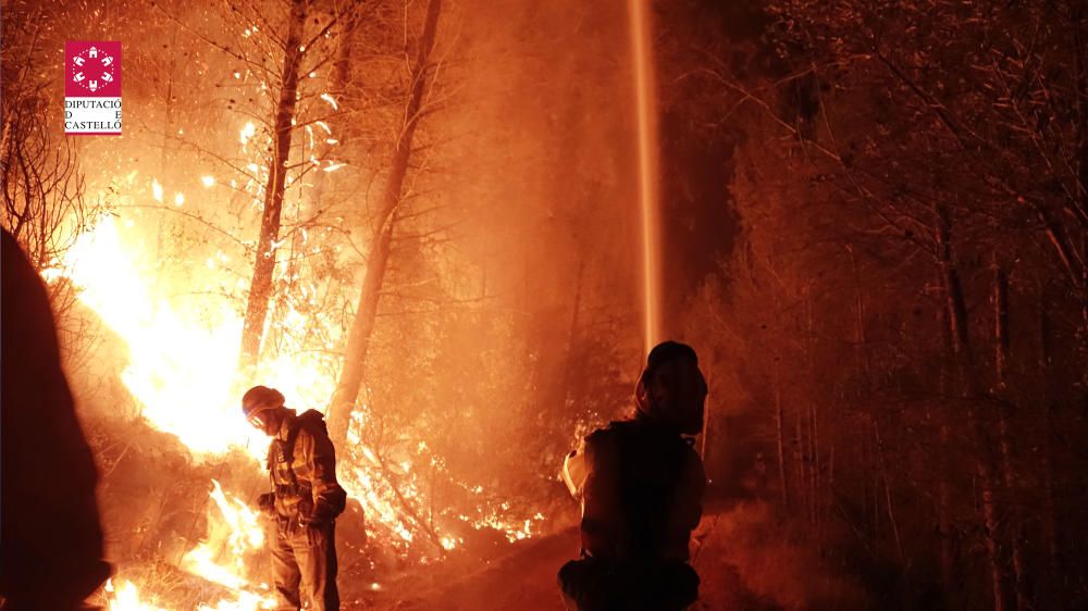 Incendio forestal en Artana