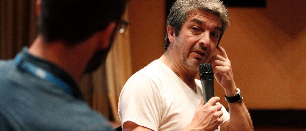 Ricardo Darín, durante una charla en el Festival de San Sebastián.