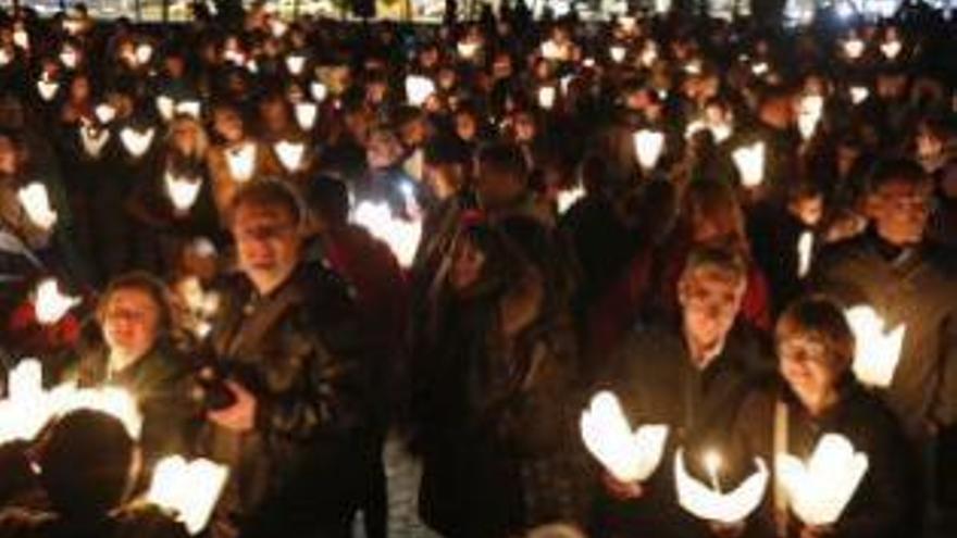 Les Lluminàries, a la muralla