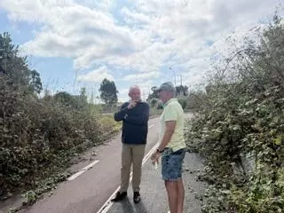 El PP de A Coruña denuncia el "lamentable abandono" del carril bici entre Mesoiro y la Universidad