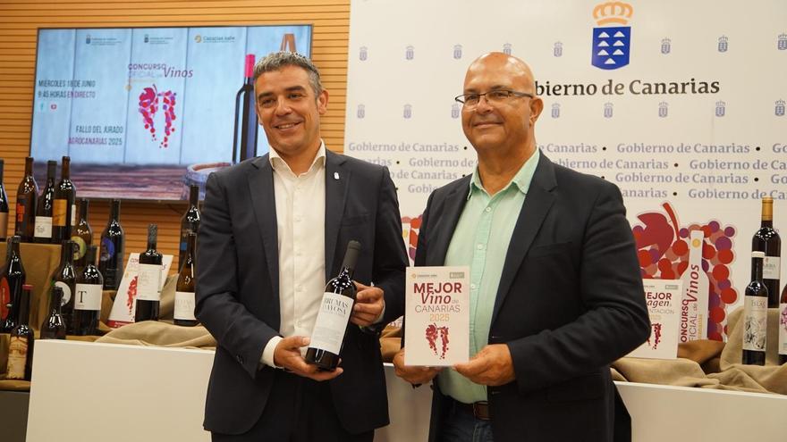 Brumas de Ayosa Tinto, de la DOP Valle de Güímar, elegido como Mejor Vino de Canarias 2025
