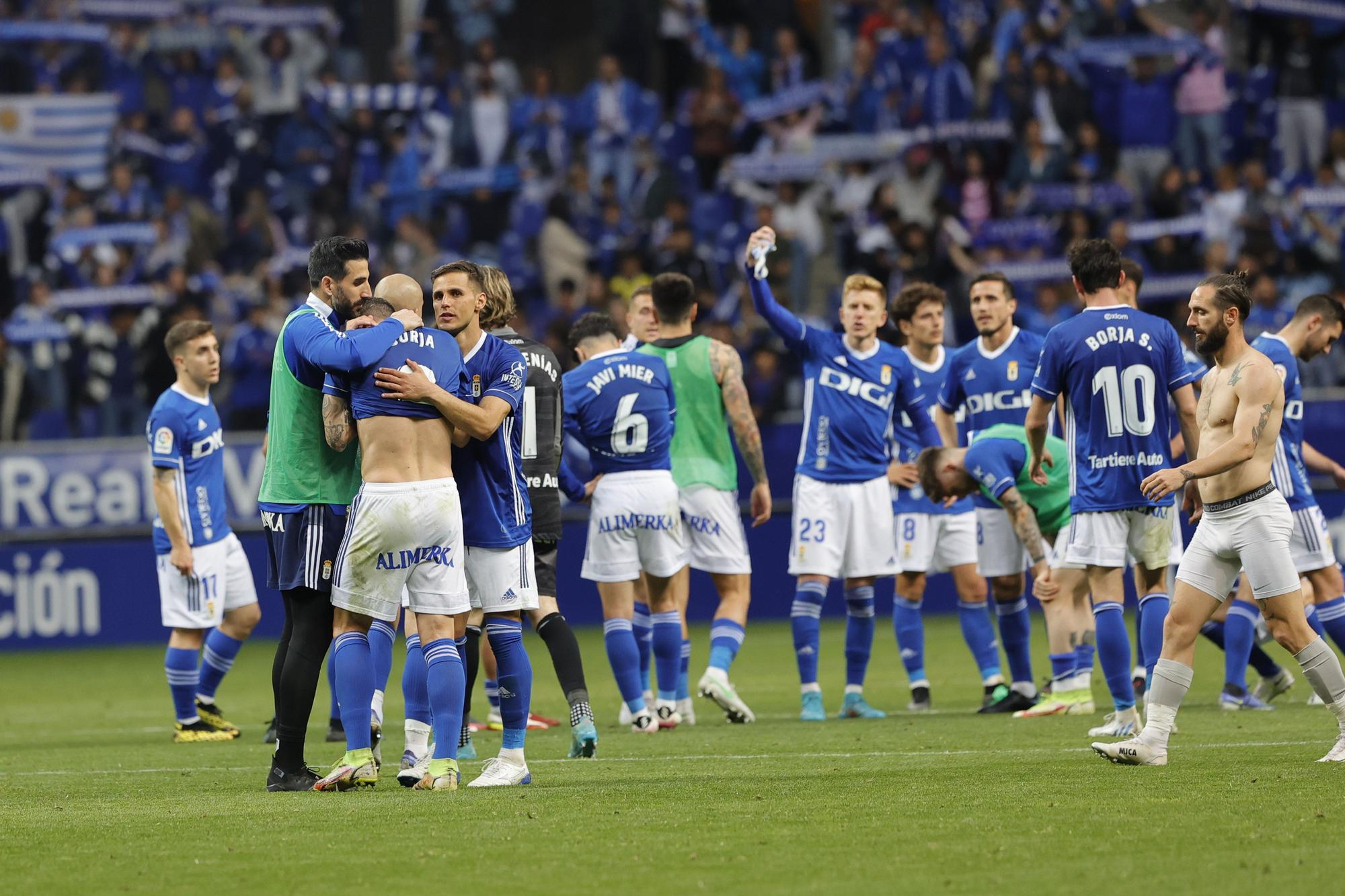 El partido del Oviedo ante el Ibiza, en imágenes