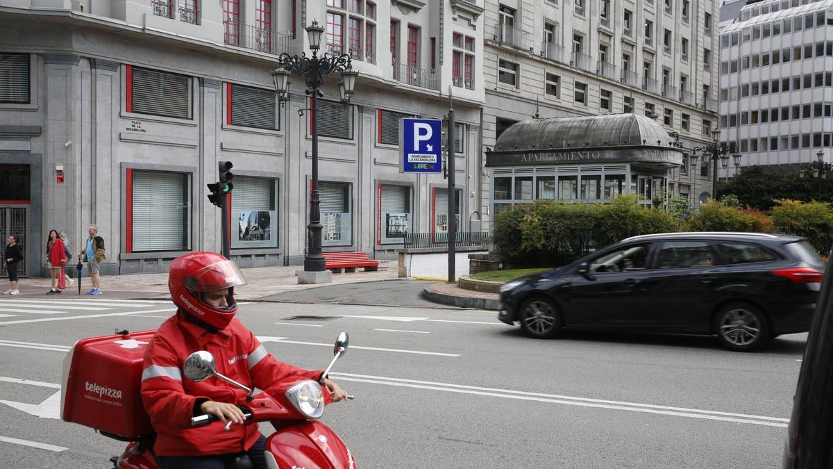 El parking de La Escandalera.