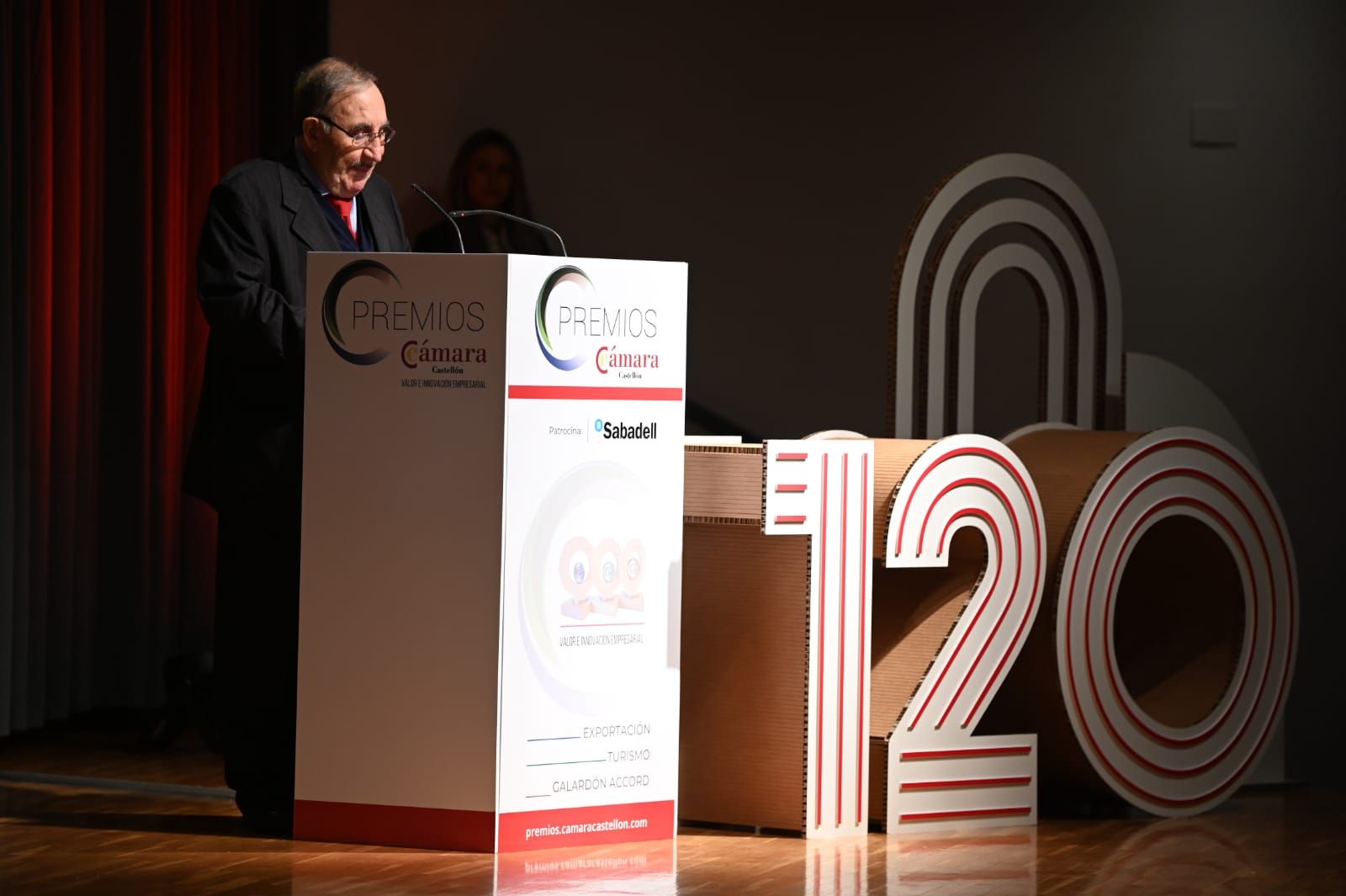 Entrega de premios en el acto de la Cámara de Comercio de Castellón