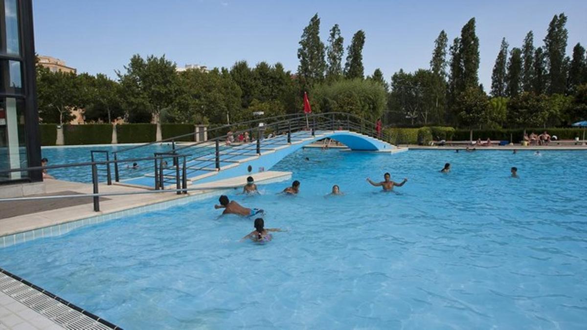 La piscina municipal de Can Dragó, en Barcelona.