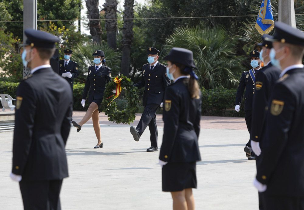 Acto institucional por el Patrón del Cuerpo Nacional de Policía en Sagunt.