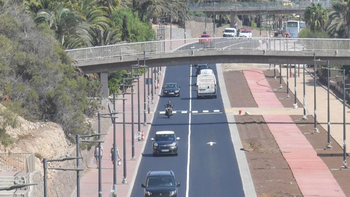 Nueva Avenida de la Unión Europea en San Agustín (Gran Canaria).