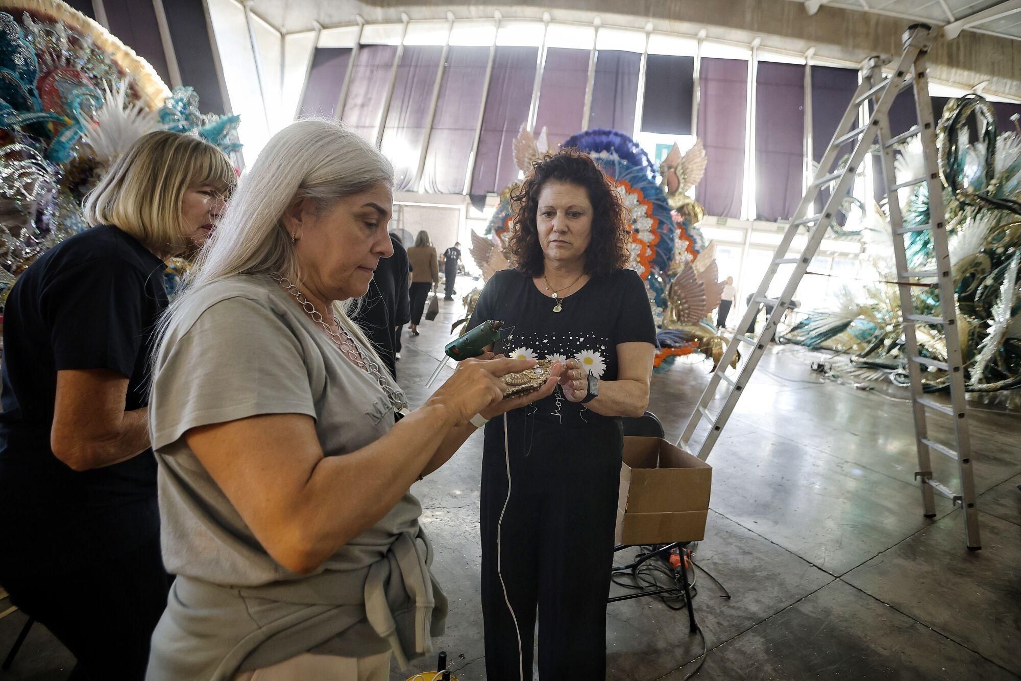 Backstage de la Gala de la Reina de Santa Cruz de Tenerife