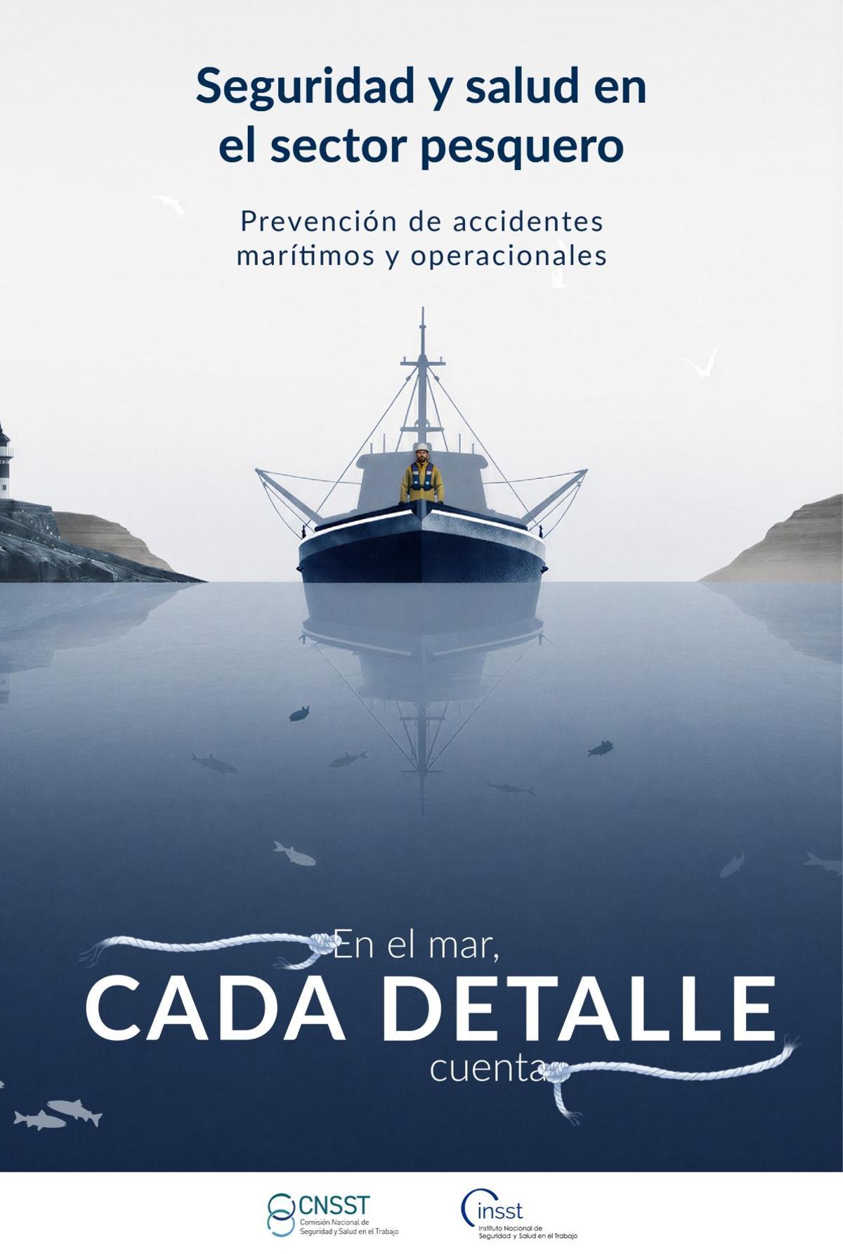 El cartel para la campaña «En el mar, cada detalle cuenta».