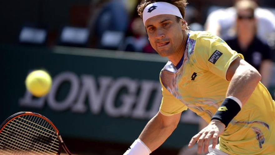 David Ferrer, en Roland Garros.