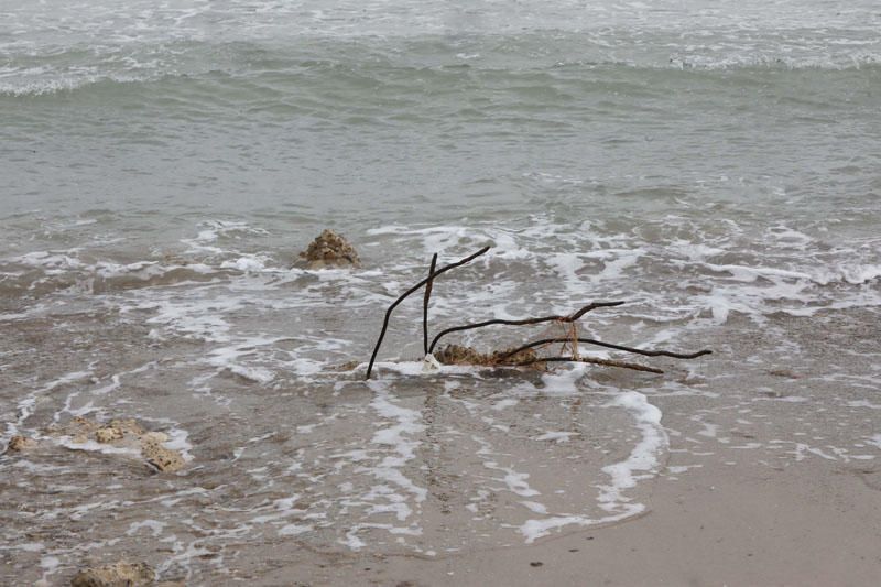 Desperfectos del temporal en las playas del Perellonet y El Saler.