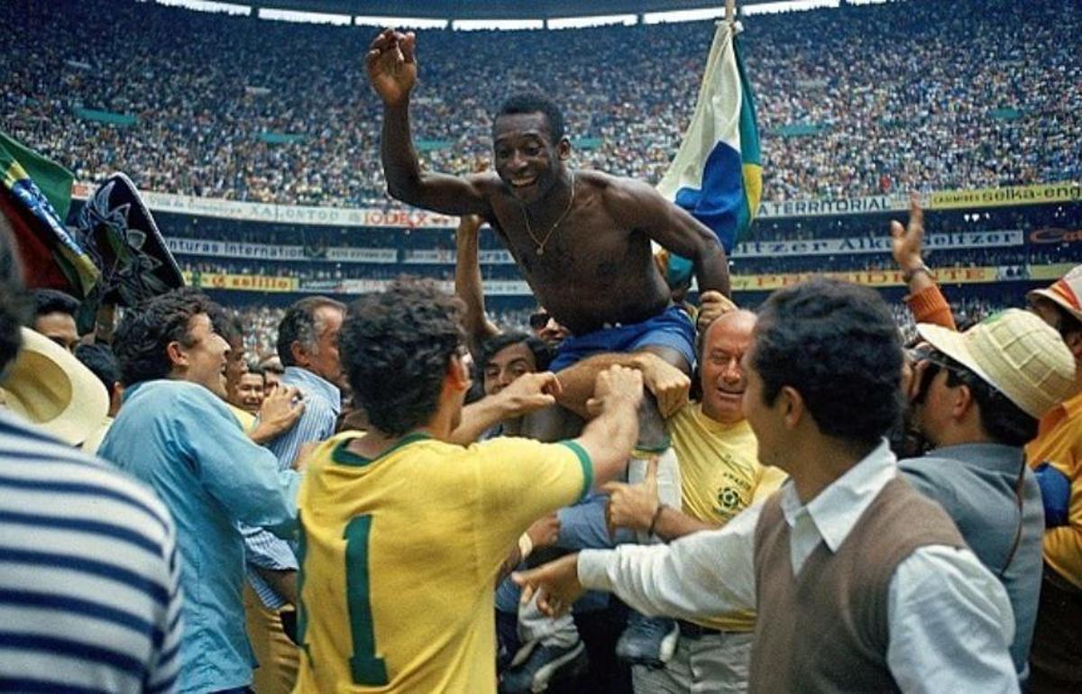 Pelé lograría a los 30 años su segundo Mundial en México 1970