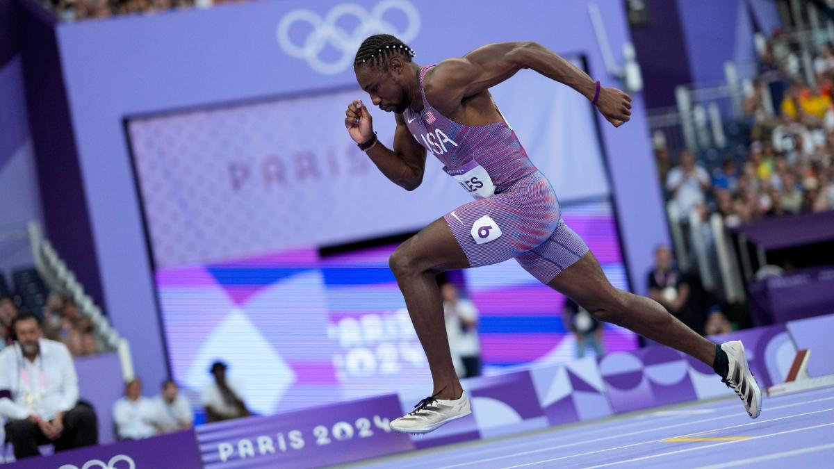 Noah Lyles ya está centrado en el doble hectómetro