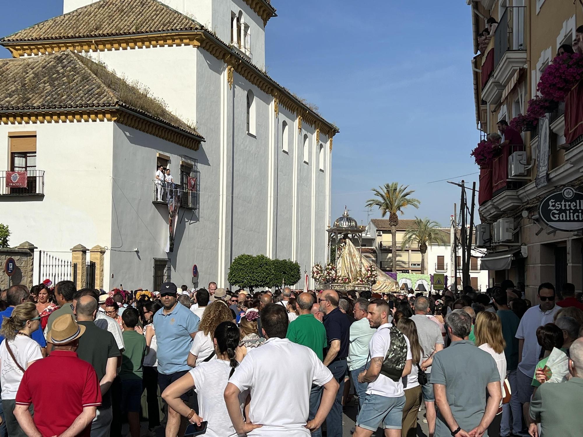 La Virgen de Araceli de Lucena regresa a su Santuario en la Romería de Subida