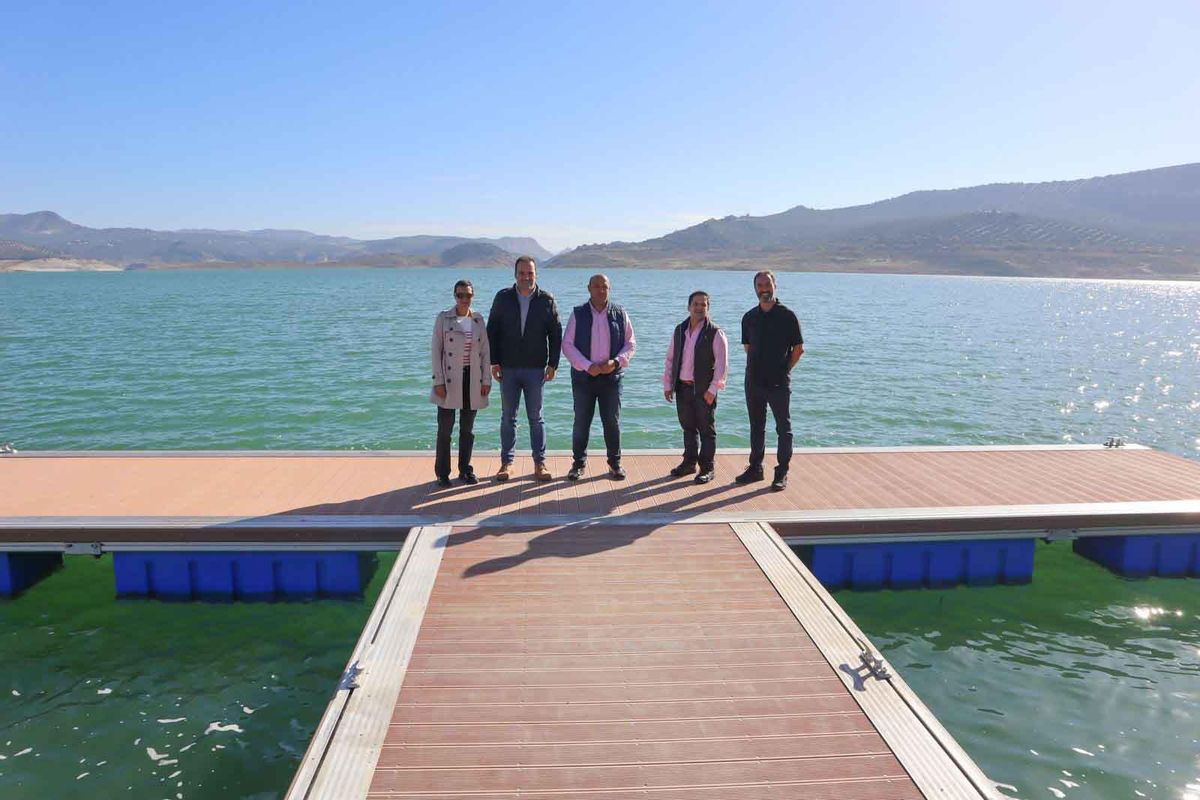 Embarcadero del Pantano de Iznájar.