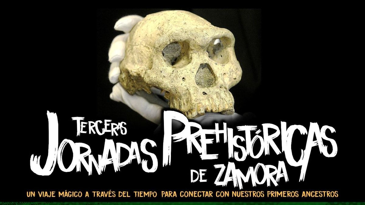 Cartel de las Jornadas Prehistóricas de Zamora.