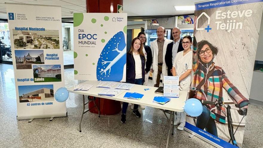 Integrantes del servicio, ayer en Montecelo. |  FdV