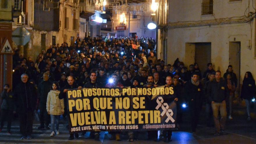 Manifestación por el triple asesinato que perpetró ‘Igor El Ruso’ en Andorra en diciembre de 2017. | EL PERIÓDICO