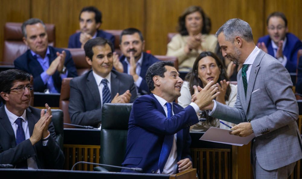 Las imágenes del debate de los presupuestos andaluces para 2019
