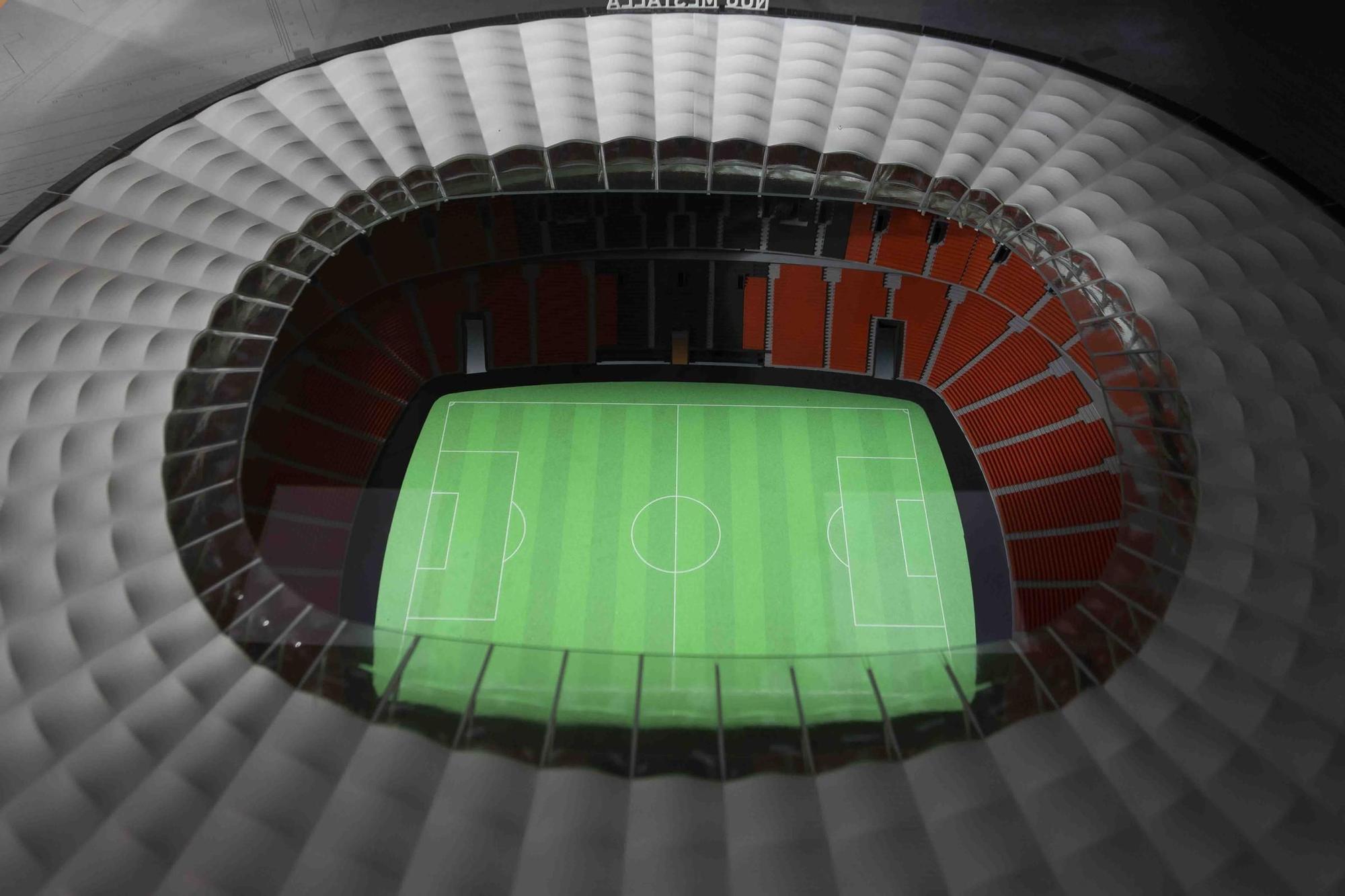 Maqueta del nuevo estadio de Mestalla