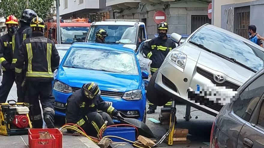 Accidente de tráfico en Secretario Artiles