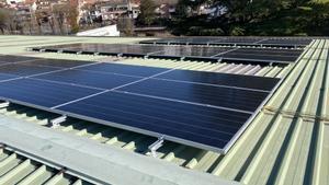 Placas fotovoltaicas en Mediona (Alt Penedès). 