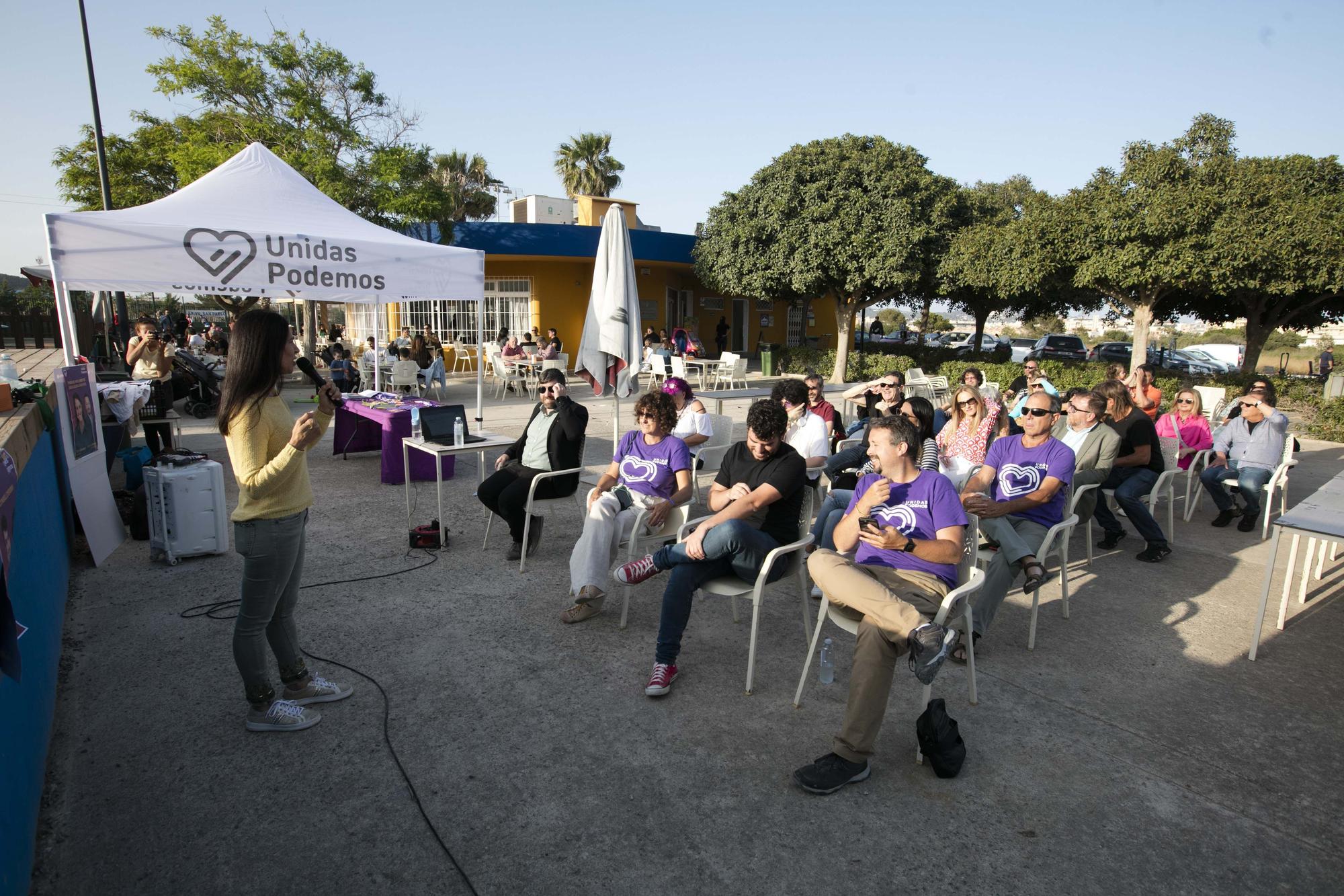 Galería de imágenes del mitin de cierre de campaña de Podemos en Ibiza