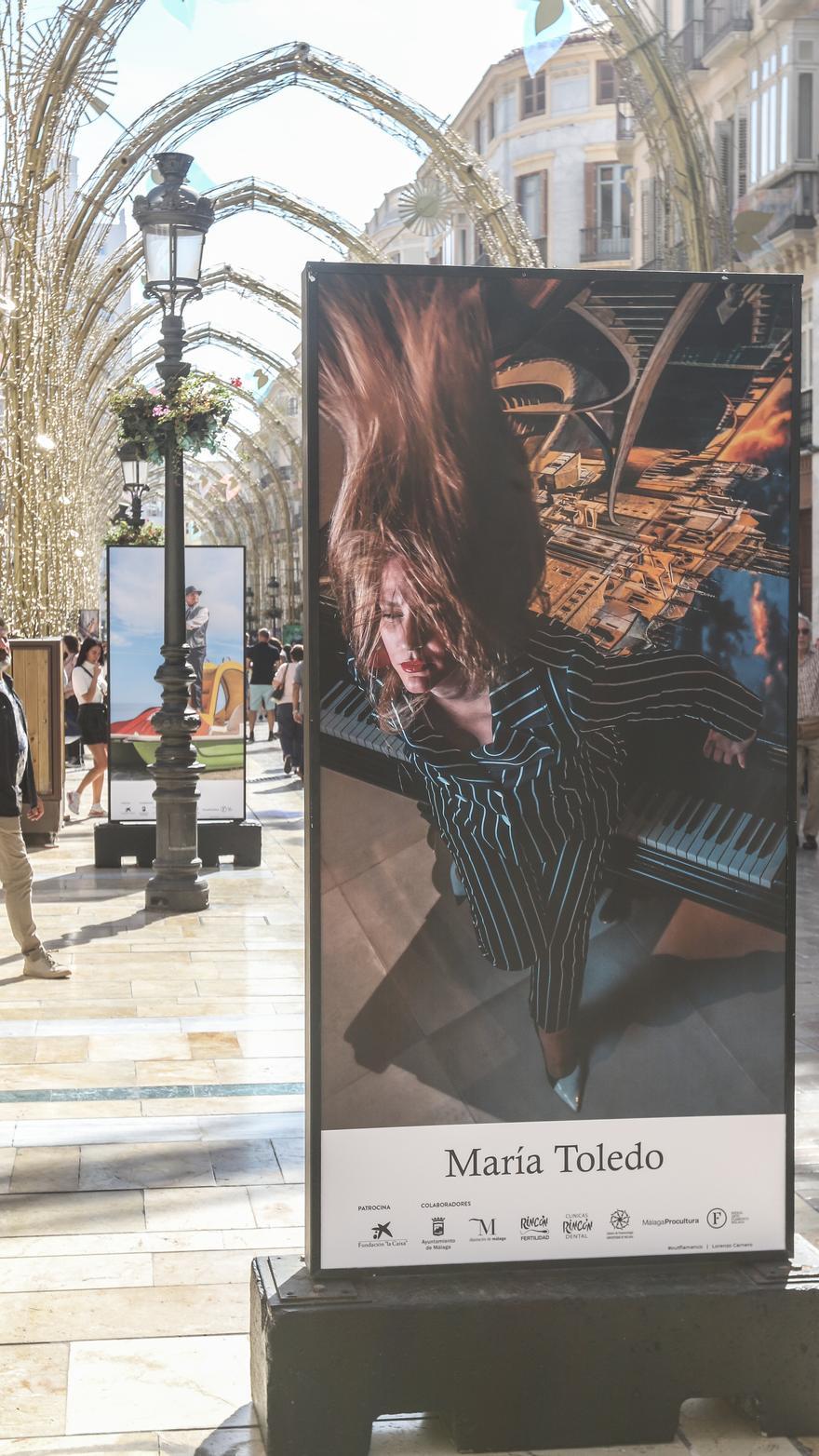 Fotos de la exposición 'Out Flamenco' de la calle Larios