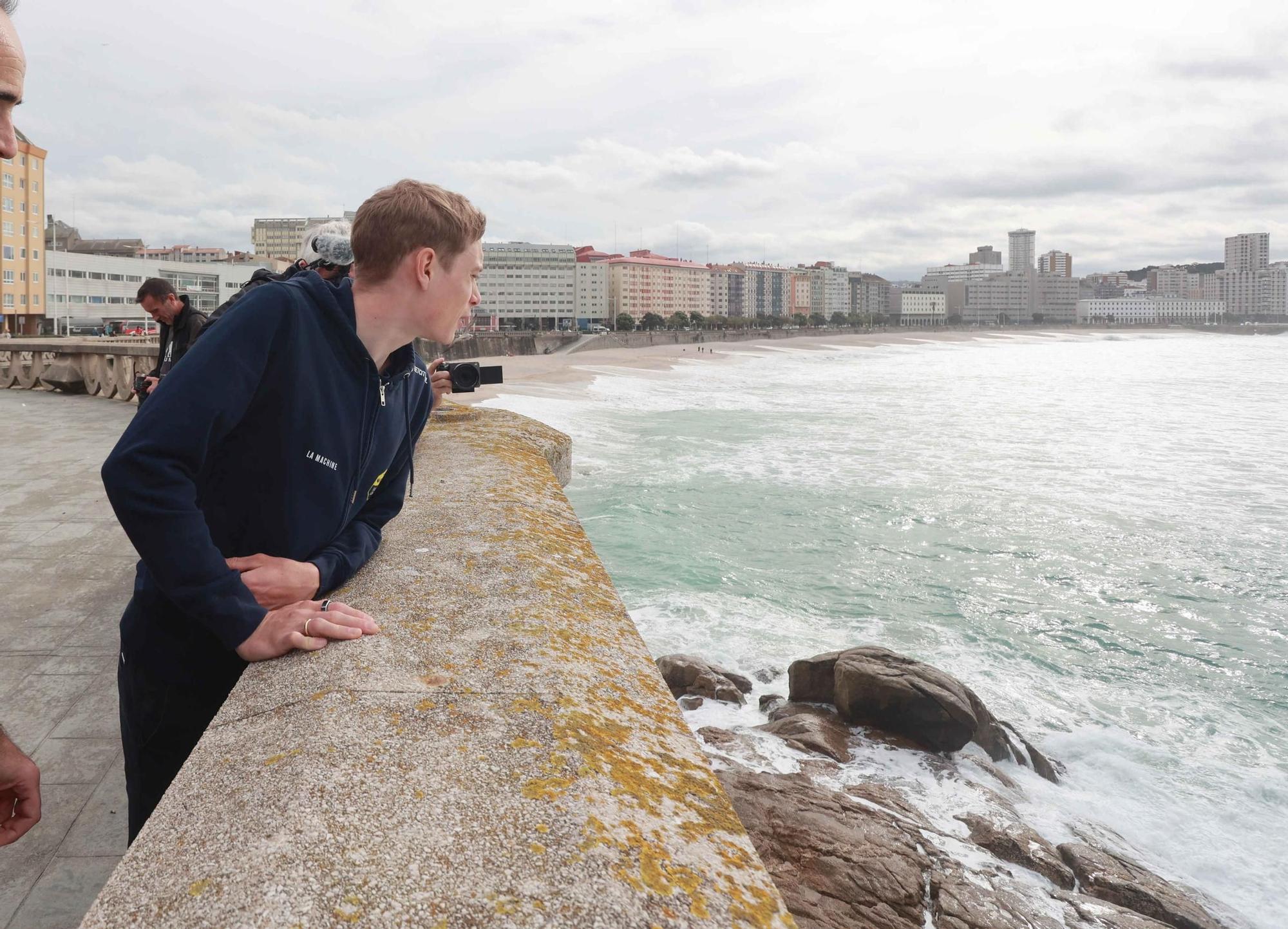 Jonas Vingegaard, en A Coruña para la contrarreloj que abre O Gran Camiño