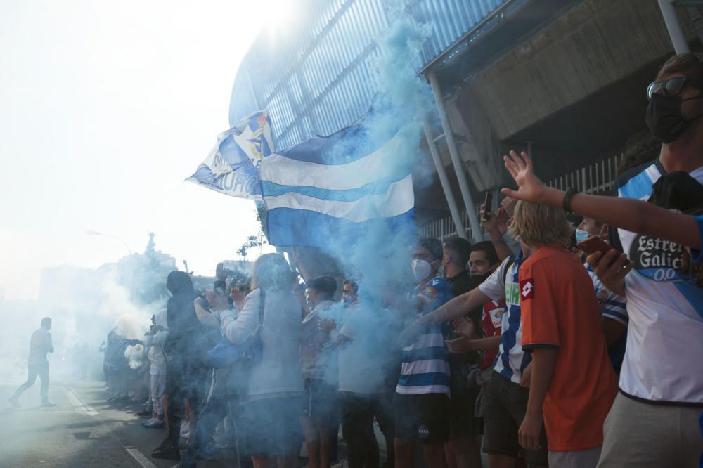 Así fue el recibimiento a los jugadores