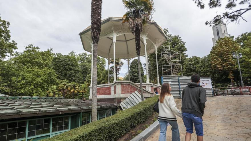 El kiosco del Bombé se sacude los andamios ocho años después