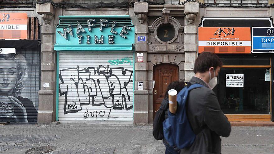 Locales cerrados en Valencia.