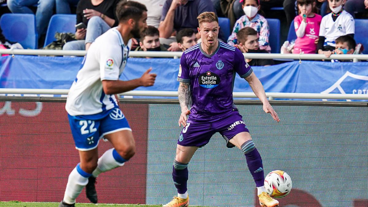 Raúl García Carnero, en un partido con el Valladolid