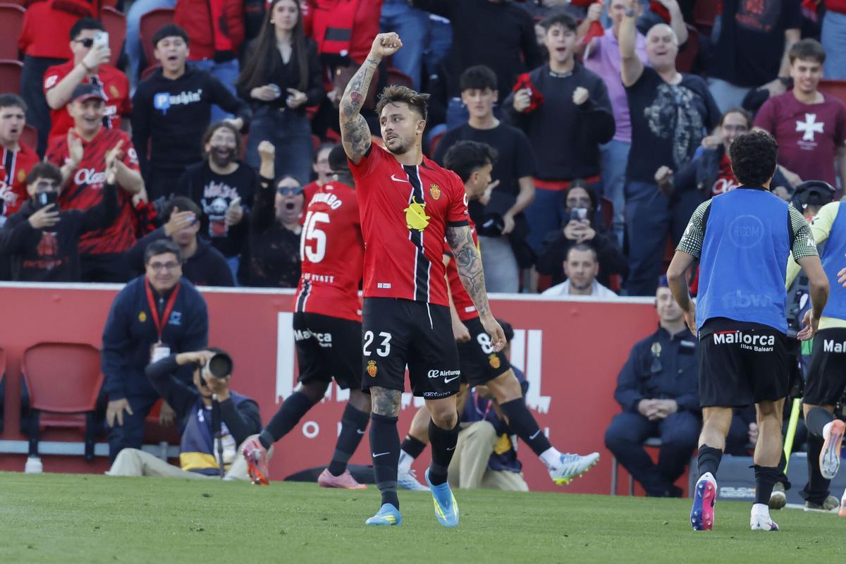 El Mallorca gana al Real Madrid al descanso con un gol de Morlanes (1-0) El Mallorca gana al Real Madrid al descanso con un gol de Morlanes (1-0)