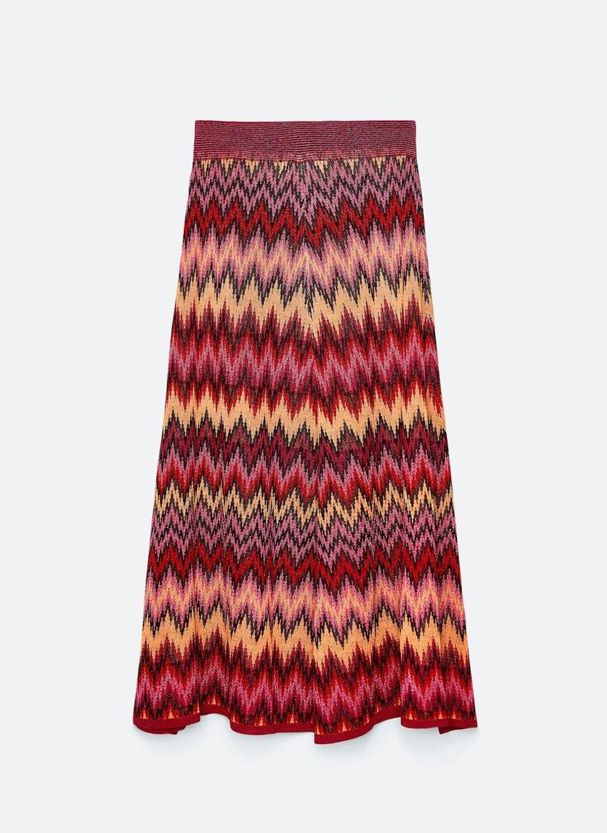 Falda de punto de Uterqüe (Precio: 89 euros)
