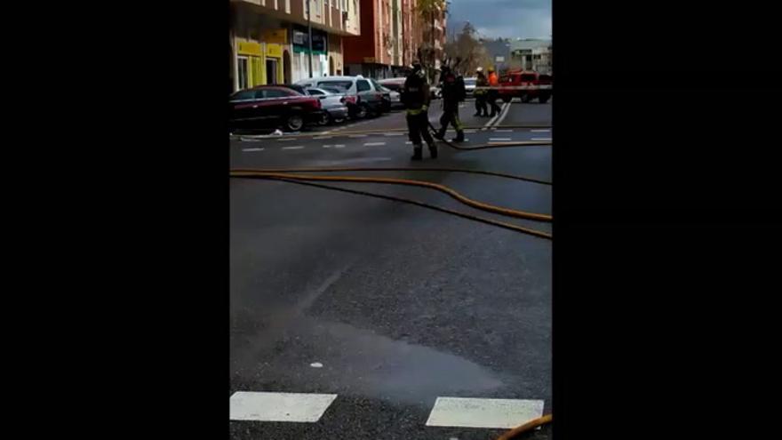 Los bomberos de Badajoz actúan en una fuga de gas