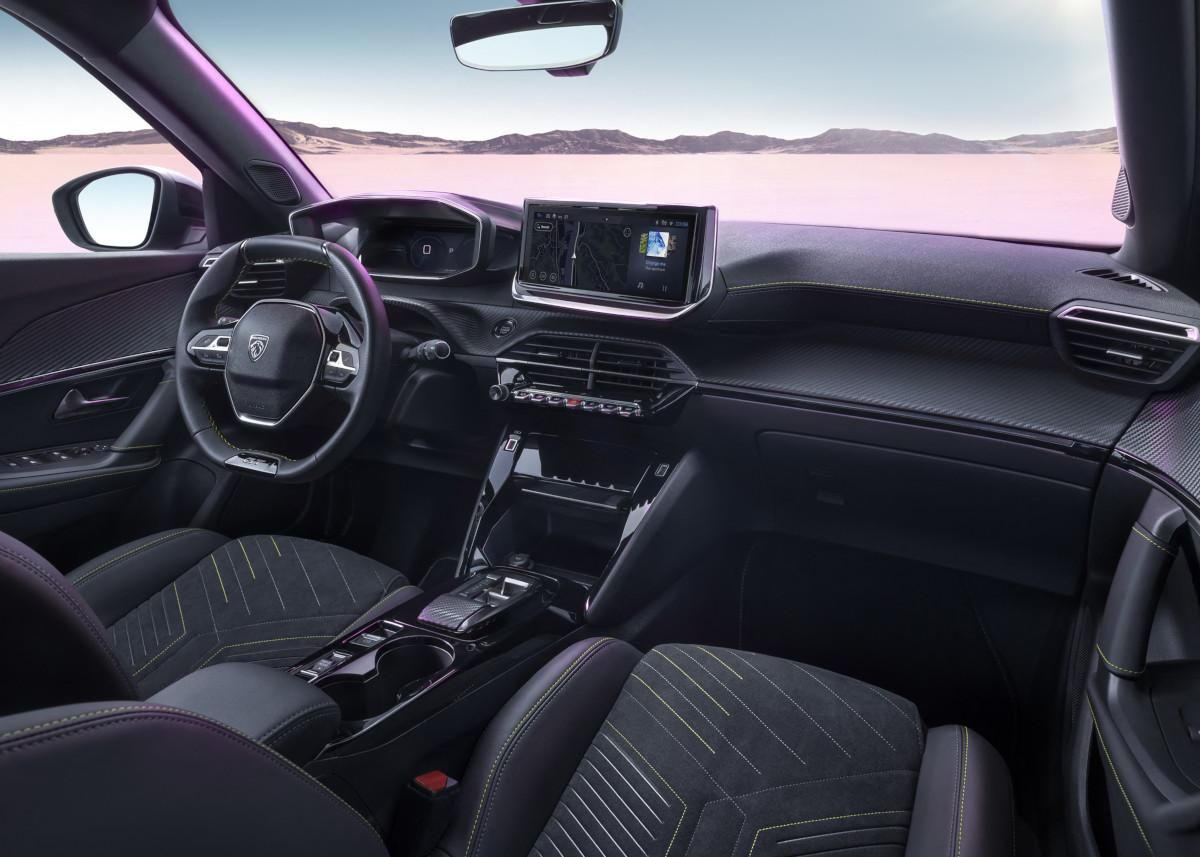 Interior del Peugeot E-2008