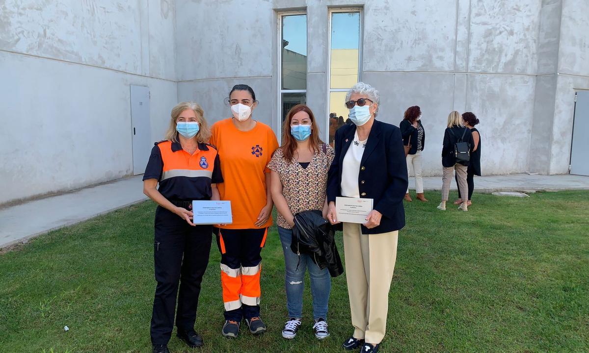 Reconocimiento a los voluntarios que ayudaron en los puntos de vacunación durante la Covid.