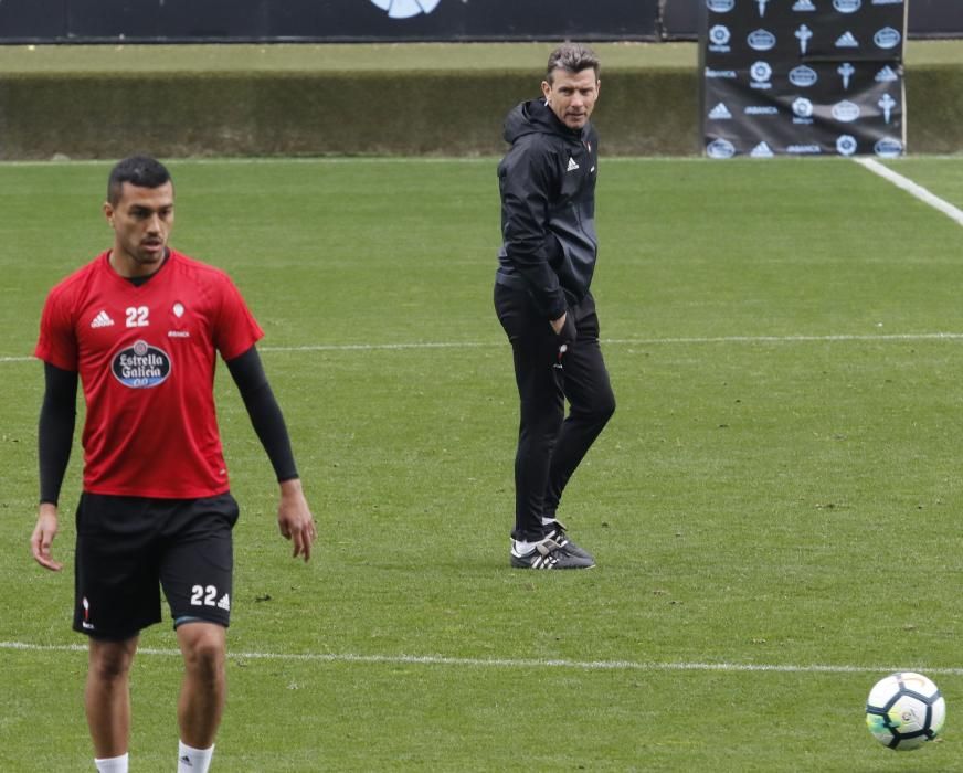 Último entrenamiento del Celta antes de vsitar el Bernabéu // Alba Villar