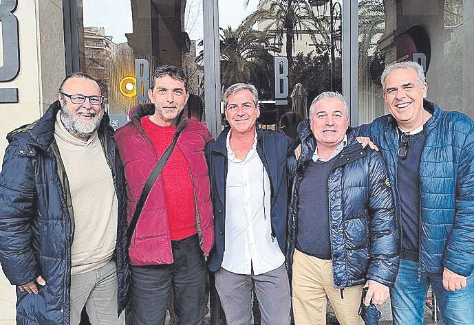 Damián, Juan, Fausto, Chicho y Perico.