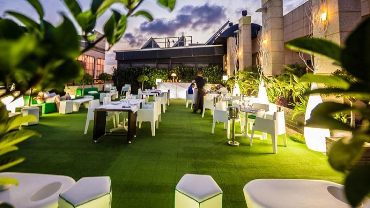 La terraza se encuentra en la sexta planta del SH Hoteles Valencia Palace