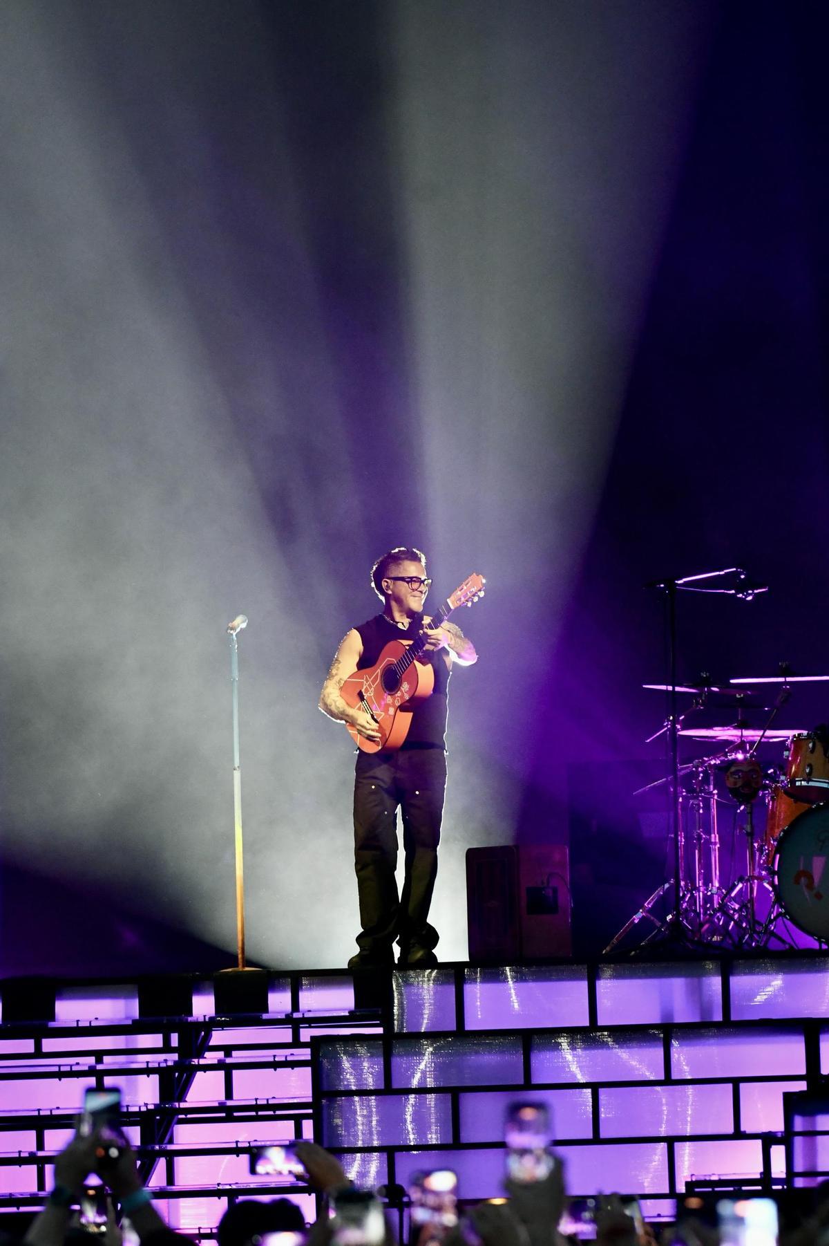 El primer concierto de Alejandro Sanz en Murcia, en imágenes El primer concierto de Alejandro Sanz en Murcia, en imágenes