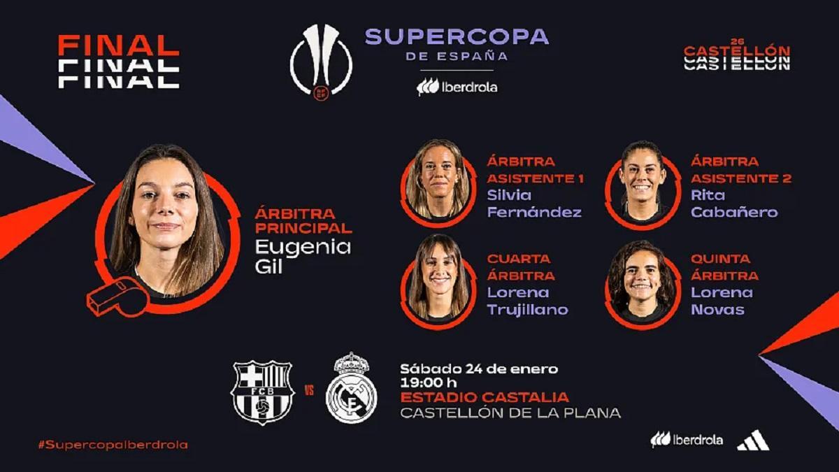 Rita Cabañera, árbitra de la Pobla del Duc, ha sido designada como la segunda asistente de la Supercopa de España.