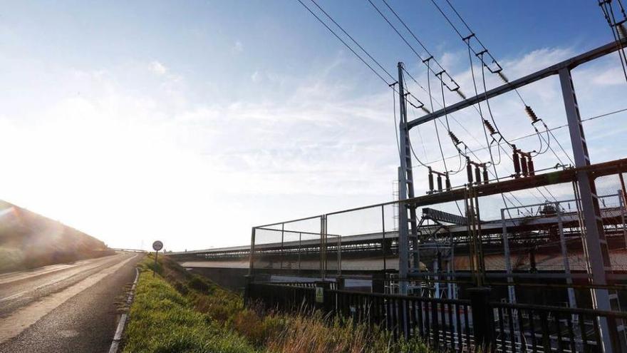 Subestación eléctrica de Alcoa en Avilés.