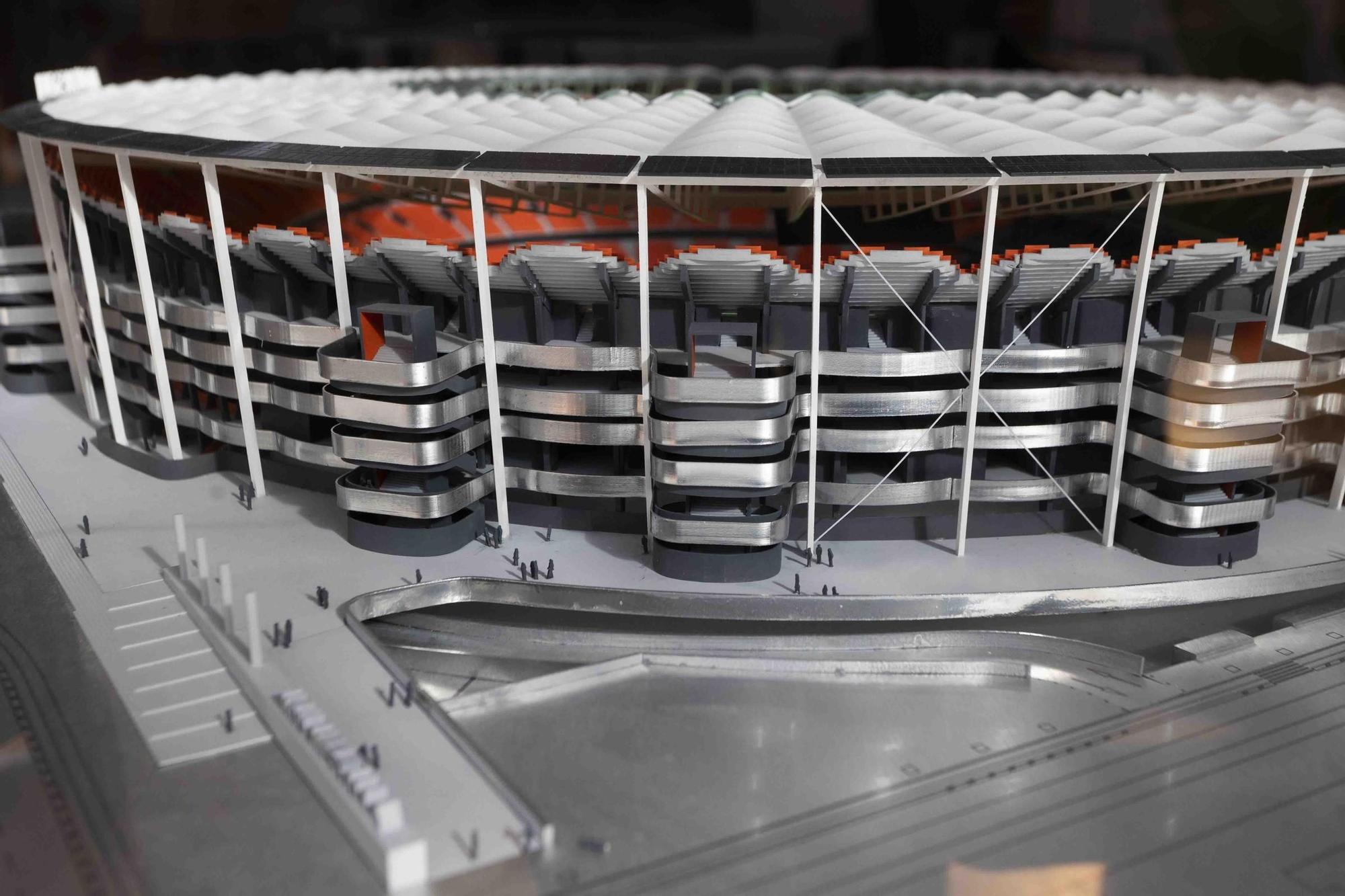 Maqueta del nuevo estadio de Mestalla