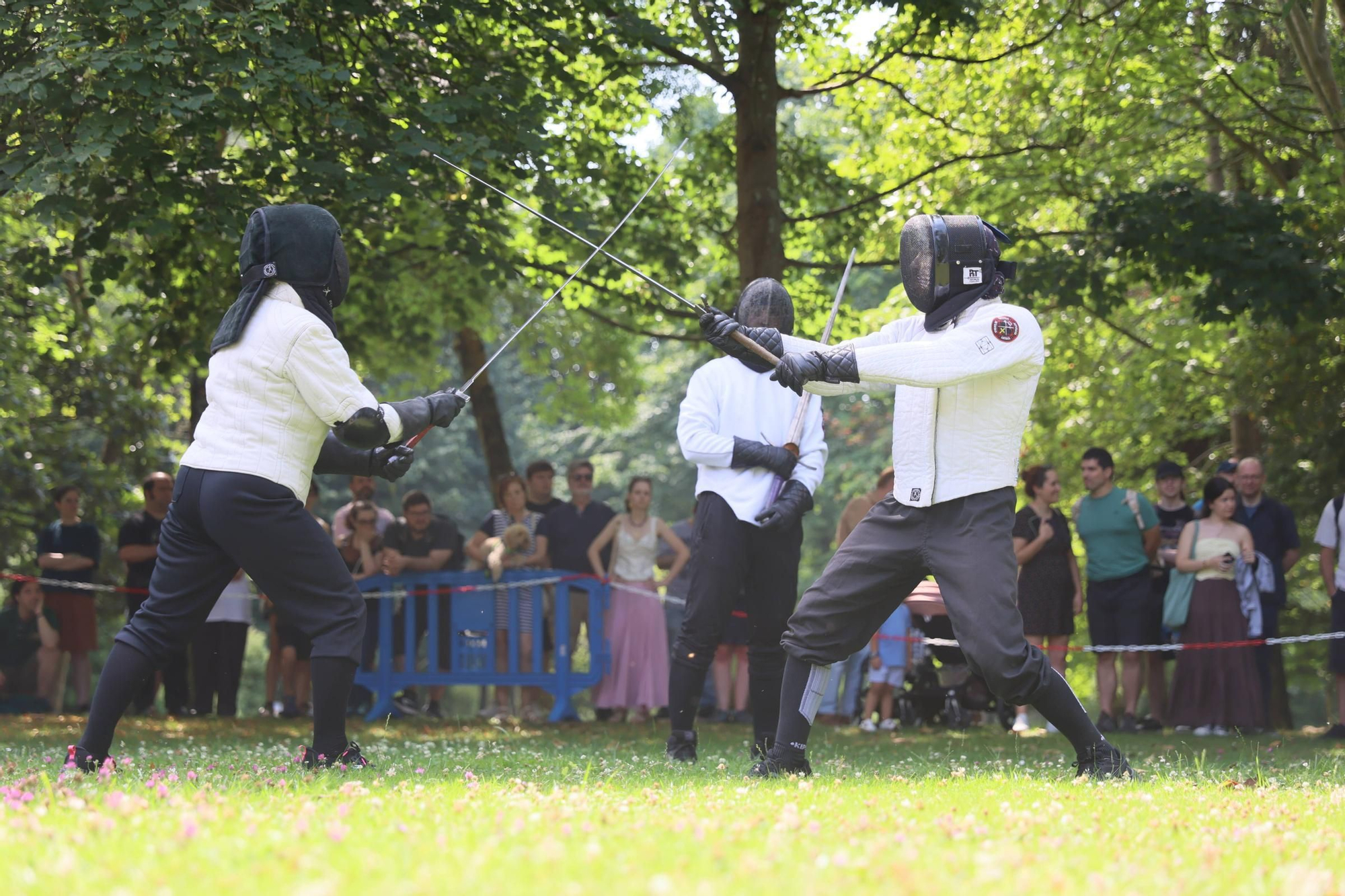 EN IMÁGENES: Los talleres de esgrima del Festival Celsius en Avilés