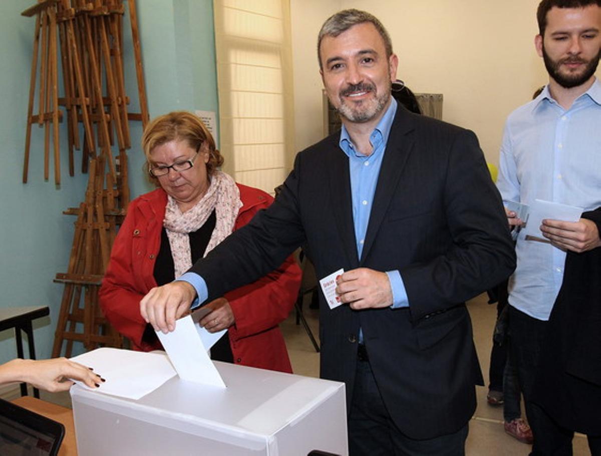 Jaume Collboni vota en las primarias del PSC en el 2014. Jaume Collboni vota en las primarias del PSC en el 2014.