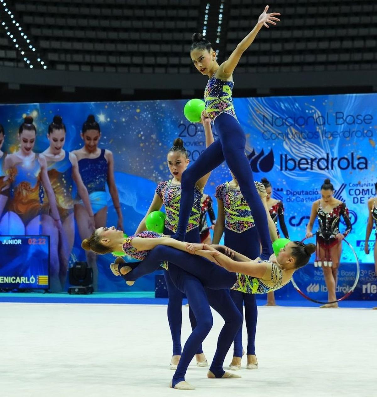 Club Mabel Manuela Belda se proclamó subcampeón de España en el Campeonato Nacional de Conjuntos de Nivel Absoluto