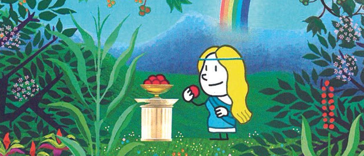 Una de las ilustraciones de Jvlivs para "Pequeña historia de la mitología clásica".
