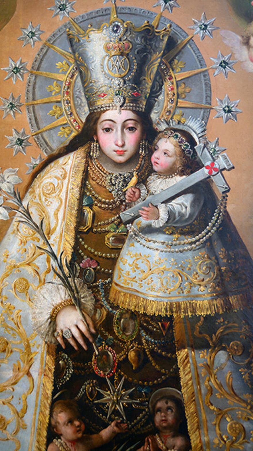 Imagen de la Virgen de los Desamparados.